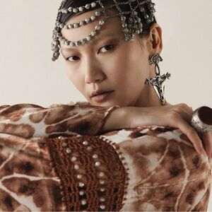 NWT: STUNNING Luxury kimono mini from luxury SADH